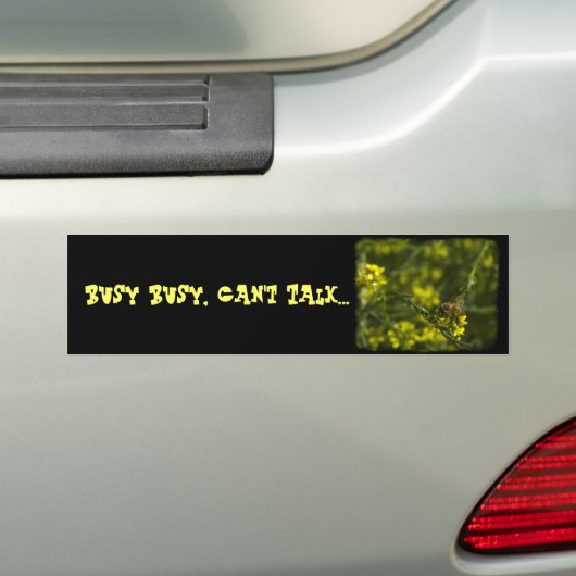 Busy Bee Bumpersticker (Op auto)
