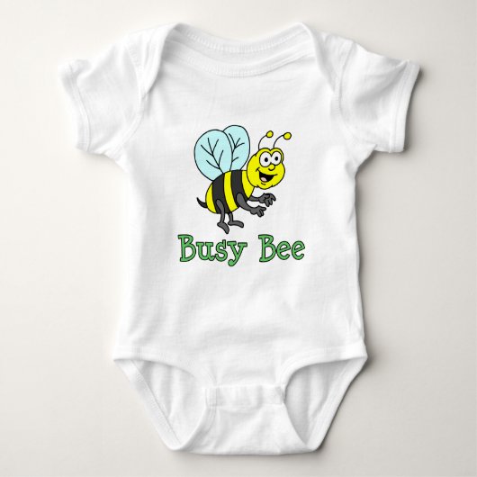 Busy Bee Cartoon Romper (Voorkant)
