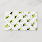 Busy Bee Clip Art Visitekaartje (Achterkant)