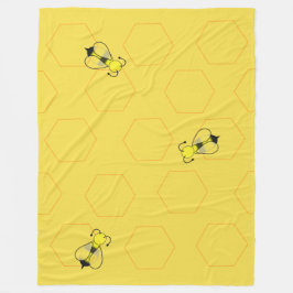 Busy Bee Fleece Deken