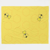 Busy Bee Fleece Deken (Voorkant (Horizontaal))