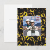 Busy Bee PHOTO INSERT ~ Carte postale / Invitation (Devant / Derrière)