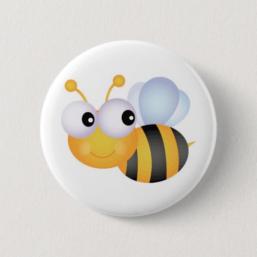 Busy Bee Ronde Button 5,7 Cm (Voorkant)