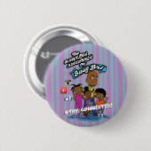 Busy Bri en Family Round Button (Voorkant /achterkant)