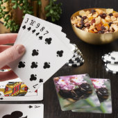 Busy Bumblebee and Pink Flowers Playing Cards Speelkaarten (Insitu)