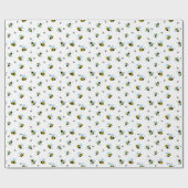 Busy Flying Buzzing Honeybees Cadeaupapier (Vlak)