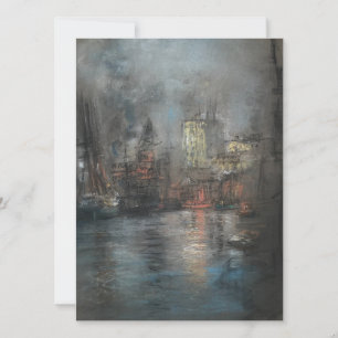 Busy Harbour beroemd gemaakt door Glenn Cooper Hen Kaart