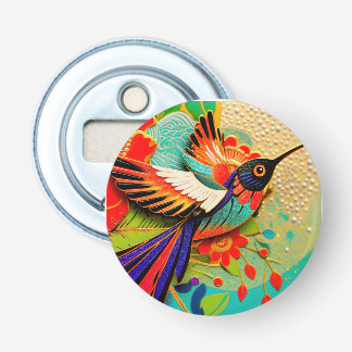 Busy Hummingbird Button Flesopener
