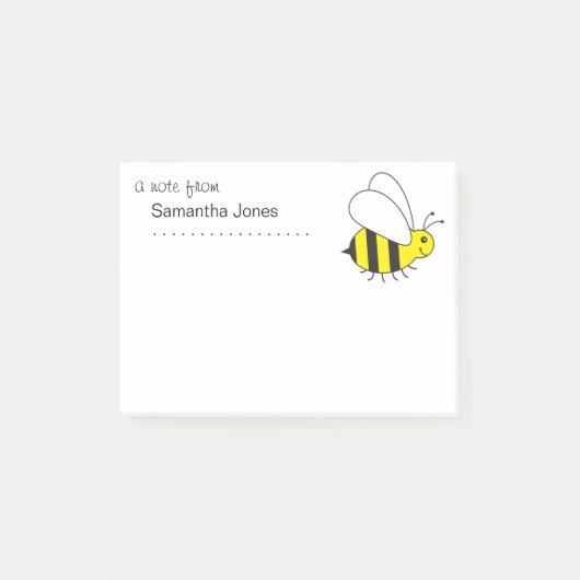 Busy Little Bumble Bee Post-it® Notes (Voorkant)