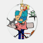 Busy mama keramisch ornament (Links)