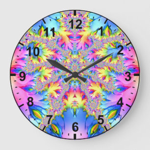 Busy Pastel Fractal ~ Grote Klok