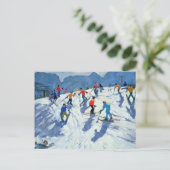 Busy Ski Lofer 2004 Briefkaart (Staand voorkant)