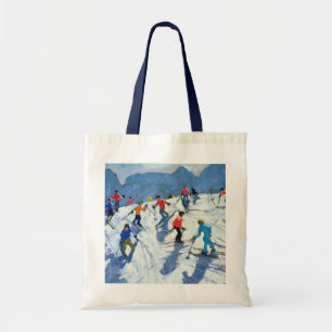 Busy Ski Slope Lofer 2004 Tote Bag