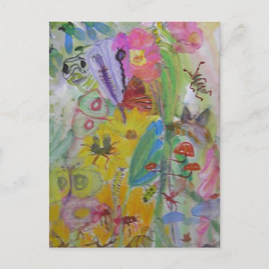 busygarden briefkaart (Voorkant)