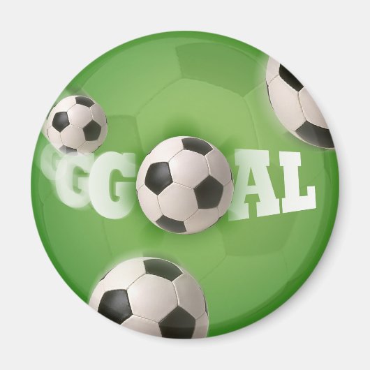 But de football de balle de football - Aimant (Devant)