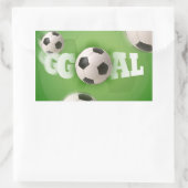 But de football de balle de football - Sticker (Sac)