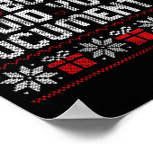 But Did You Doent It Funny Office Christmas Ugly S Poster (Hoek)