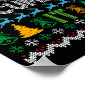 But Did You Doent It Ugly Funny Christmas Sweater  Poster (Hoek)