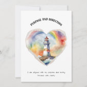 But et orientation Carte d'affirmation positive (Devant)