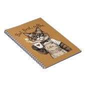 But First, Coffee Cat Notitieboek (Rechterzijde)