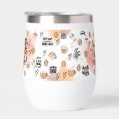 “But First, Coffee – Cute Aesthetic Coffee Tumbler (Droite)