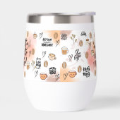 “But First, Coffee – Cute Aesthetic Coffee Tumbler (Gauche)