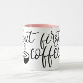 But First Coffee Cute Coffee Mug Funny Ceramic Mug Mok (Midden)