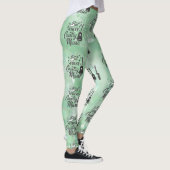 But First Country Music Light Green Leggings (Droite)