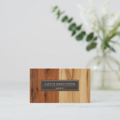 But - Hout Grain Kijk Visitekaartje (Staand voorkant)