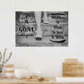 "But" Poster positif d'art mural (Cuisine)