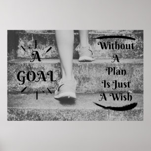 "But" Poster positif d'art mural