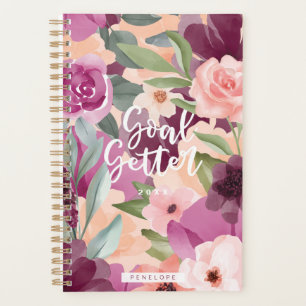 But Rassembler Violet et Aquarelle rose Floral Per