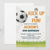 But Scorer Football Anniversaire Invitation (Devant / Derrière)