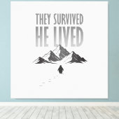 But Why Nihilist Penguin Motivation Canvas Afdruk (Insitu (Houten vloer))