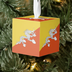 Butaanvlag Kubus Ornament