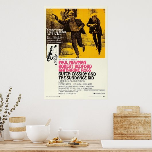 Butch Cassidy and the Sundance Kid Poster (Keuken)
