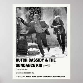 Butch Cassidy en The Sundance Kind 1969 Alternat Poster