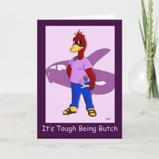 Butch Duck: Lesbische verjaardag Kaart