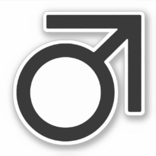 Butch-gendersymbool Sticker