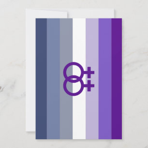 Butch Lesbische Liefde WLW Pride Feestdagenkaart