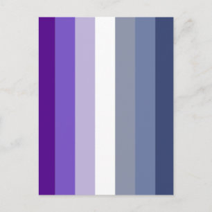 Butch Lesbische Pride Vlag Briefkaart