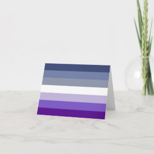 Butch Lesbische Pride Vlag Kaart