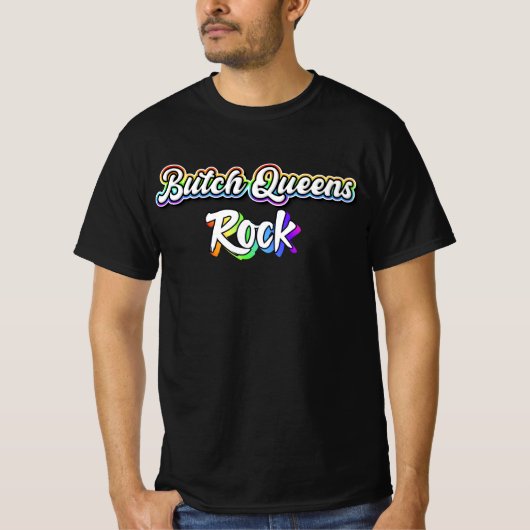 Butch Queens rock T-shirt (Voorkant)