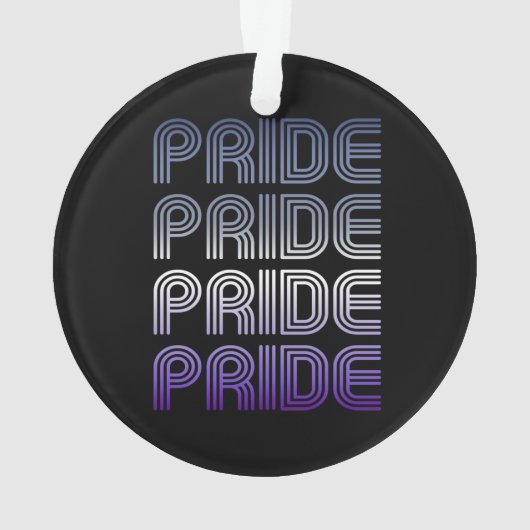 Butch Retro Pride Ornament (achterkant)