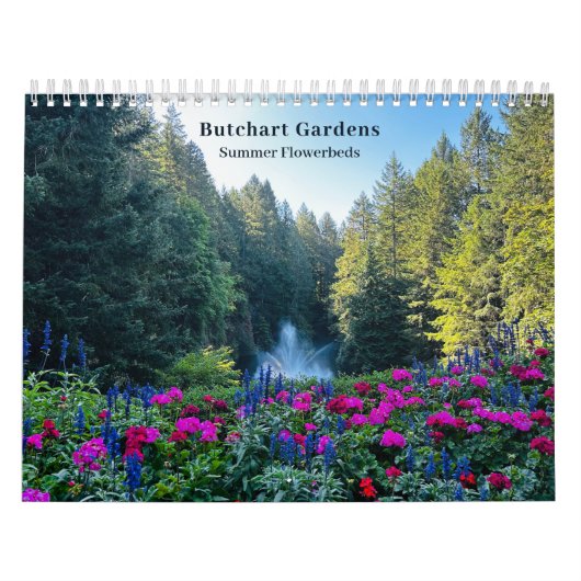 Butchart Flower Gardens Photography Quote Calendar Kalender (Hoes)