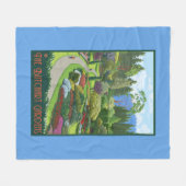 Butchart Gardens - Brentwood Bay Fleece Deken (Voorkant (Horizontaal))