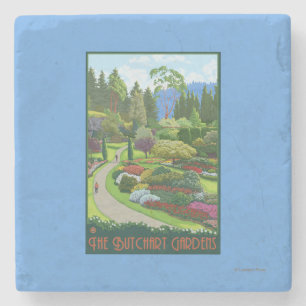 Butchart Gardens - Brentwood Bay Stenen Onderzetter
