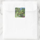 Butchart Gardens - Brentwood Bay Vierkante Sticker (Tas)