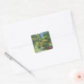 Butchart Gardens - Brentwood Bay Vierkante Sticker (Envelop)