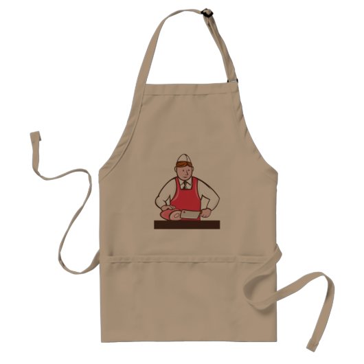 Butcher Apron Standaard Schort (Voorkant)